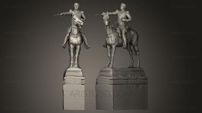 Statues of famous people (STKC_0107) 3D model for CNC machine